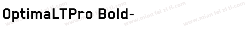 0ptimaLTPro Bold字体转换
